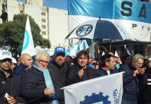 UTICRA acompañando la movilización de la CGT