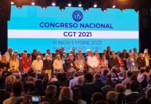 Autoridades de la Confederación General del Trabajo electas en el Congreso General Ordinario del 11 de Noviembre de 2021